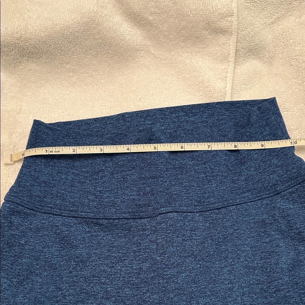 Bombshell Sportswear Medium blue Leggings with Stripes and side pockets - Picture 4 of 6